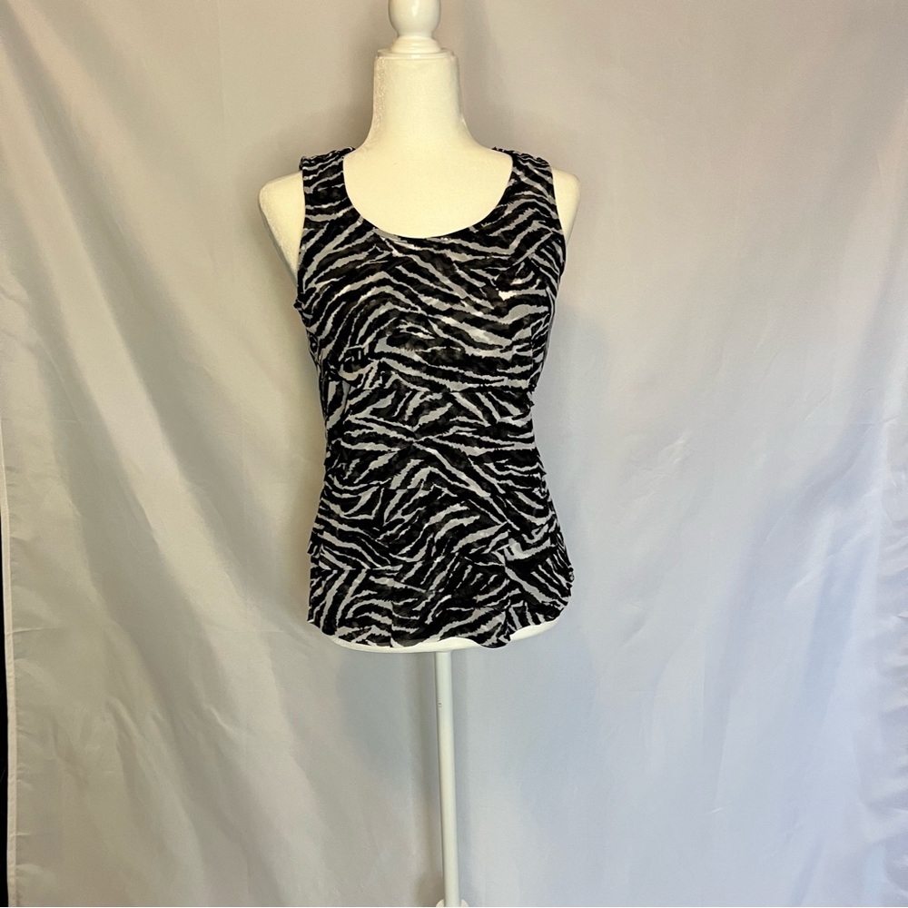 Chicos zebra print size 1 tank